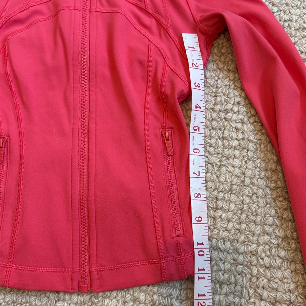 Salmon/Coral Waist-length Lululemon Define Jacket - Picture 9 of 15